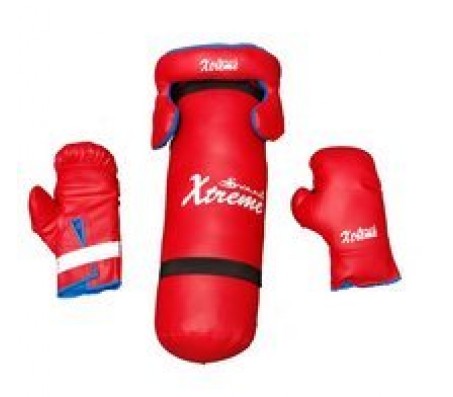 Body Maxx Kid's Boxing Kit (Boxing Bag, Head Guard, Boxing Gloves) 